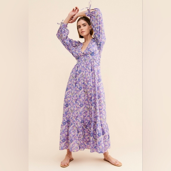 Anthropologie Dresses & Skirts - Anthropologie Antik Batik Paolina Floral Long Dress